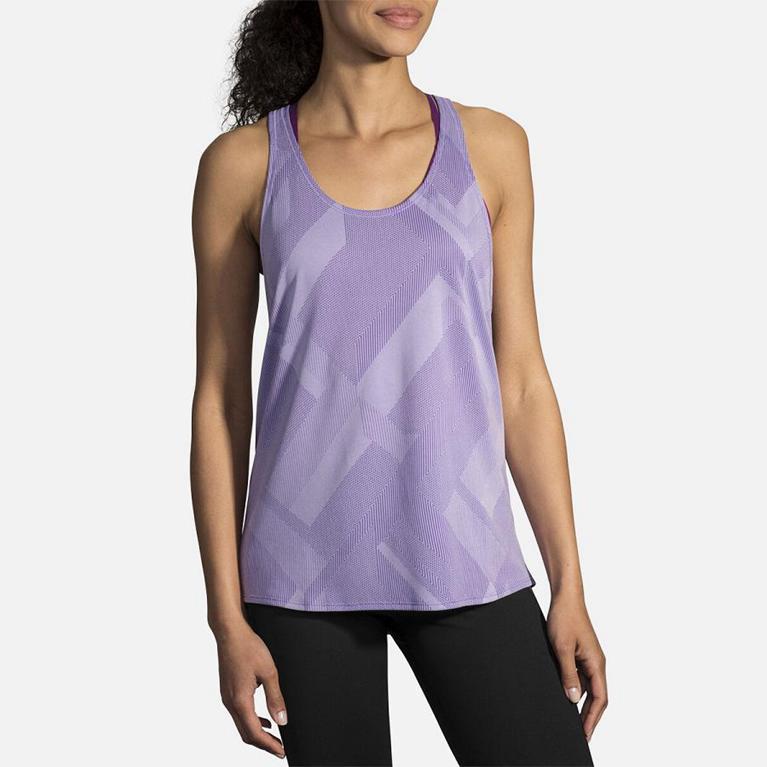 Brooks ARRAY Running Tank Top Womens Canada - Purple (REB630415)